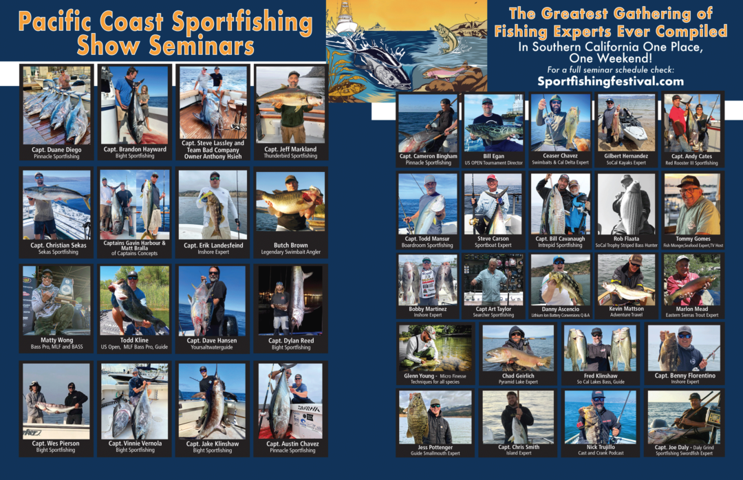 Exhibitors/Vendors 2024 Pacific Coast Sportfishing Tackle, Boat