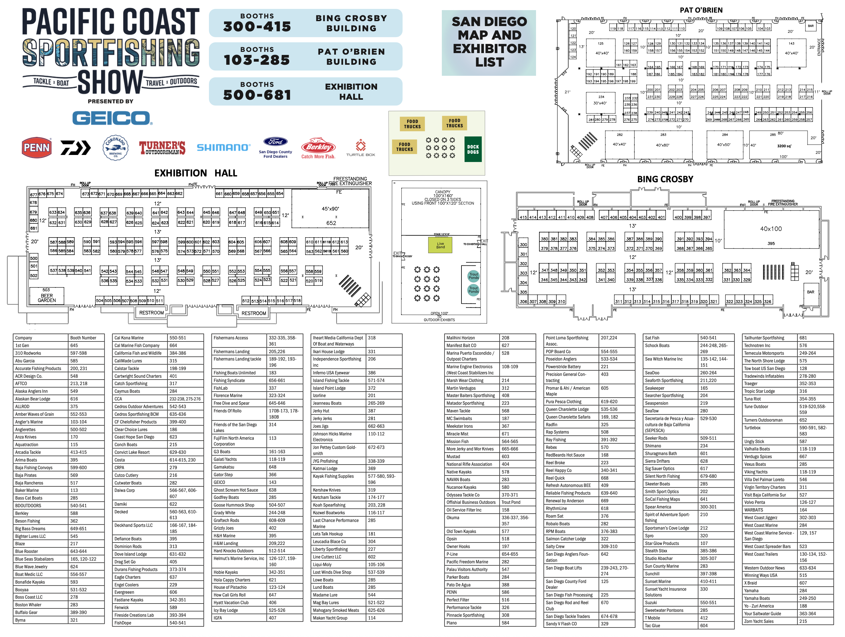 Del Mar Show 2026 Map 2025 PCS SHOW MAP